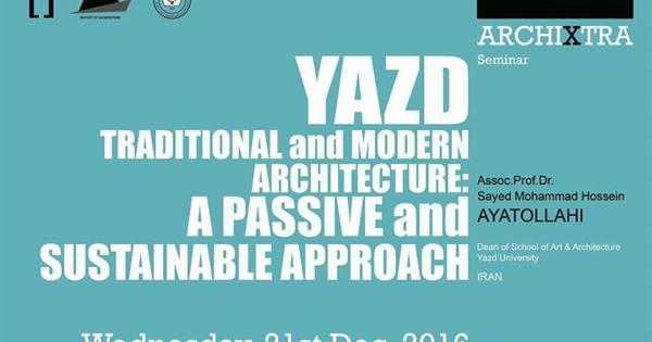 EMU Architecture Department Students Analyzed The City of Yazd